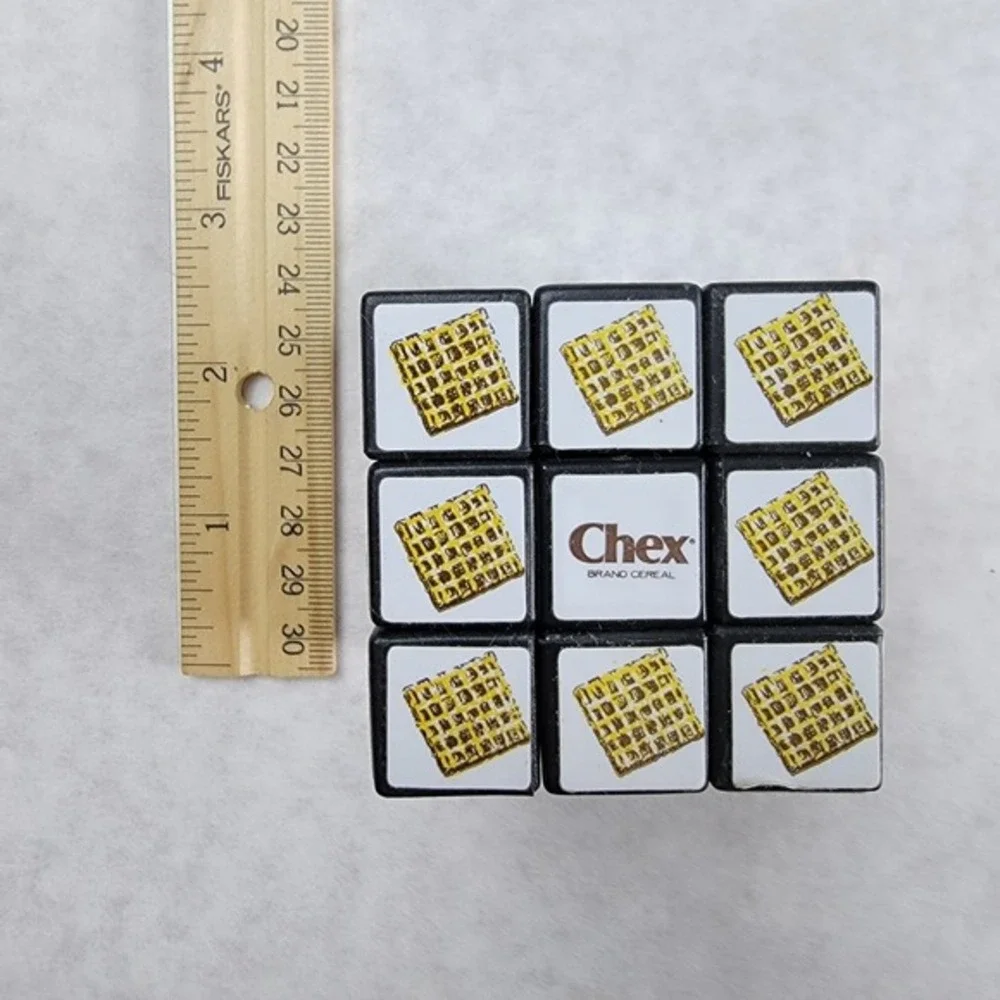 Vintage 1980s Chex Cereal Rubik's Cube Rubix Ralston Premium Promo with Box‎